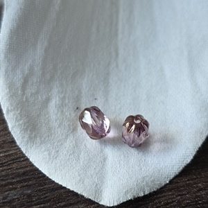 Rosaline/brons 6*4mm