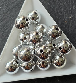 Silver metallic 12mm