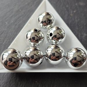 Silver metallic 16mm