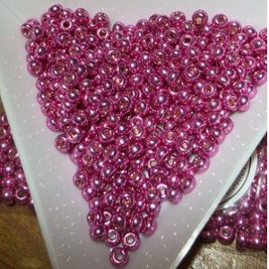 Duracoat galvanized Hot Pink 3mm 8/0  (5g)