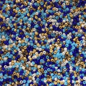 Miyuki rocaille mix Sparkly blue 3mm 8/0 (5g)