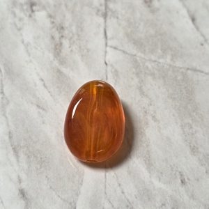 Oranje bruin nugget/eivormig 18,5*13,5mm