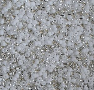 Miyuki mix "Sparkling white"2mm 11/0 (5g)