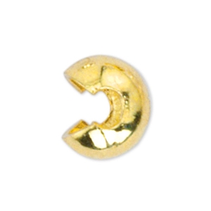 Knijpkraal verberger goudkleur 5mm