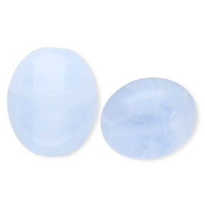 Blauw-marble 15,5*13mm