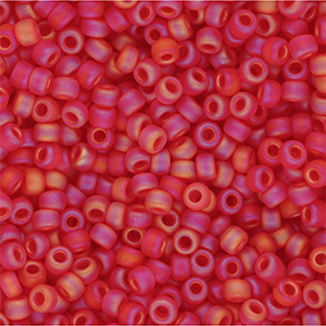 Transparant rood AB mat 3mm 8/0 8-0140FR (10g)