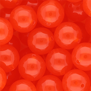 Vermillion rood shiny 16mm