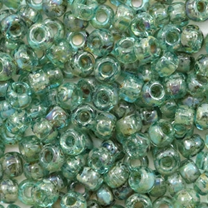 Transparant picasso sea foam green 4mm 6/0 6-4506 (5g)