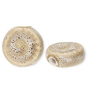 Sand beige fossiel 16*16mm