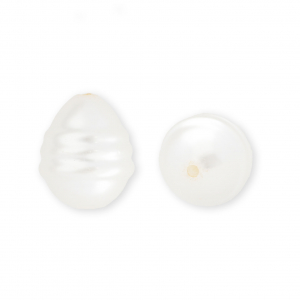 Imitatie zoetwaterparel ei-vormig 13,5*11,5mm