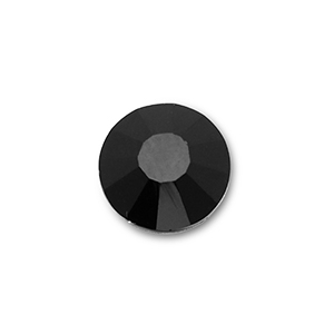 Jet flat back SS30 (ca. 6mm)