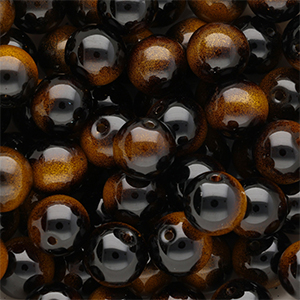 Black/amber-geel 12mm