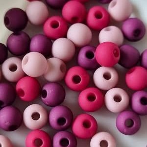 Fuchsia/pink/magenta purple 4mm acrylmix