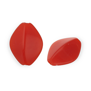 Rood-wit marble ruit 16,5*13,5mm