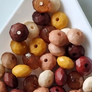 Earth facetmix acryl 8*6mm